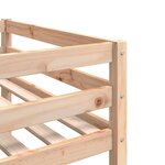vidaXL Cadre de lit pour enfants sans matelas 80x200 cm pin massif