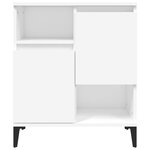 vidaXL Buffet Blanc 60x35x70 cm Bois d'ingénierie