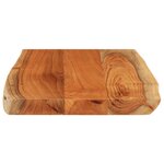 vidaXL Dessus de table 50x40x3 8 cm rectangulaire bois massif d'acacia