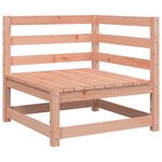 vidaXL Canapé de jardin 2 places bois massif de douglas