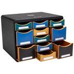 Module De Classement Storebox Multi 11 Tiroirs Neo Deco - Couleurs Assorties - Exacompta
