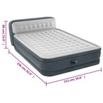 Intex Lit gonflable Dura-Beam Deluxe Ultra Plush Headboard Queen 86 cm