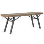 vidaXL Banc de jardin 120 cm Bois d'acacia solide