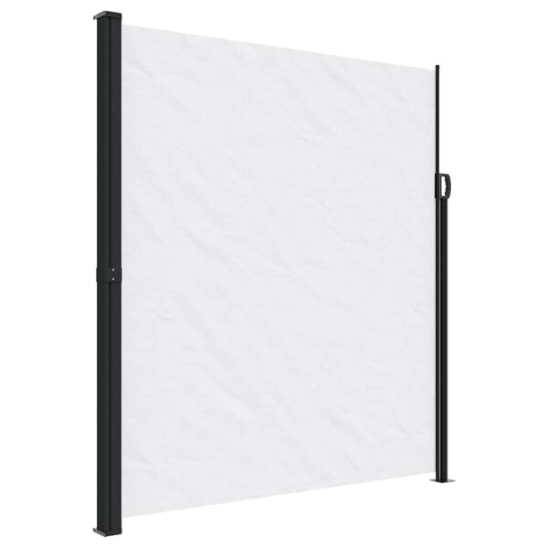 vidaXL Auvent latéral rétractable blanc 220x600 cm