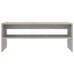 vidaXL Table basse Gris béton 100x40x40 cm Bois d’ingénierie