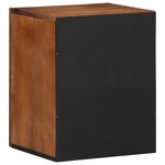 vidaXL Armoire Murale de Salle de Bain 38x33x48 cm en Bois Massif de Manguier