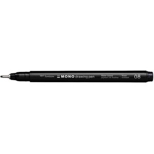 Feutre fin MONO drawing pen  largeur de tracé 08 TOMBOW