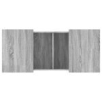 vidaXL Table basse sonoma gris 80x55x40 cm bois d'ingénierie