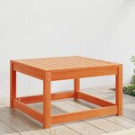 vidaXL Repose-pied de jardin cire marron bois de pin massif