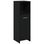 vidaXL Ensemble de meubles de salle de bain 3 pièces Chêne Noir Bois d'ingénierie