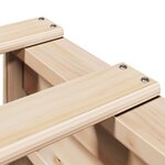 vidaXL Cadre de lit sans matelas 150x200 cm bois de pin massif