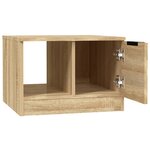 vidaXL Table basse chêne sonoma 50x50x36 cm bois d'ingénierie