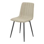 Lot de 2 chaises de salle à manger 89 x 43 x 51 cm beige 03_0006715