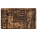 Buffet vidaXL Chêne fumé Bois d'ingénierie 120 x 36 x 69 cm Buffet