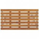 Ensemble de bistro jardin meuble extérieur terrasse pliable 7 pièces bois d'acacia solide et acier 02_0013549
