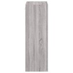 vidaXL Meuble TV mural sonoma gris 40 5x30x90 cm bois d'ingénierie