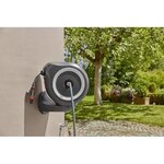 GARDENA Dévidoir automatique mural RollUp M 20 m liseret blanc