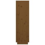 vidaXL Buffet haut Marron miel 38x35x117 cm Bois massif de pin