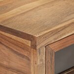 vidaXL Table console 90x35x76 cm Bois d'acacia massif