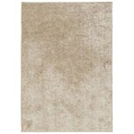 vidaXL Tapis ISTAN à poils longs aspect brillant beige 140x200 cm