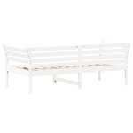 vidaXL Lit de jour sans matelas blanc 90x190 cm bois de pin massif