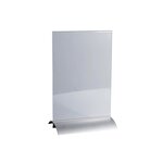 Porte-visuel Vertical Pied Aluminium A4 - Cristal - X 5 - Exacompta