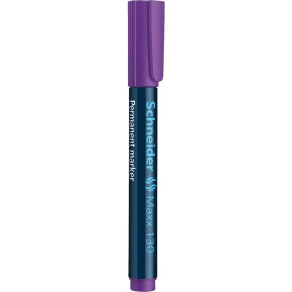 Marqueur permanent Maxx 130 Pte Ogive 1-3 mm Violet SCHNEIDER