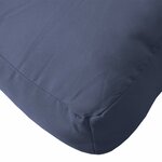 vidaXL Coussin de palette bleu marine 60x60x10 cm tissu oxford