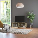 vidaXL Meuble TV Chêne sonoma 120x34x37 cm Bois d’ingénierie