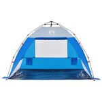 vidaXL Tente de plage 2 personnes libération rapide imperméable