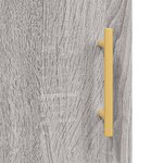 vidaXL Table de chevet sonoma gris 40x40x50 cm bois d'ingénierie