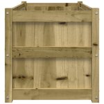 vidaXL Jardinière d'extérieur 90x50x50 cm bois de pin imprégné