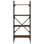 vidaXL Bibliothèque à 4 niveaux chêne marron 56x31 5x138 5 cm