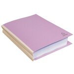 Paquet de 25 chemises dos toilé Forever® 320g/m2 24x32cm Lilas x 10 EXACOMPTA