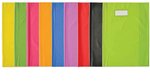Protège-cahier Styl'SMS A4 (21x29,7 cm) pvc 120 avec Porte-étiquette Violet ELBA