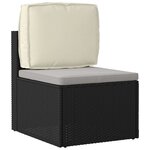 vidaXL Coussin de palette pour dossier Crème 50x40x12 cm Tissu Oxford