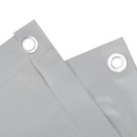 vidaXL Écran d'intimité de balcon gris 600x90 cm PVC