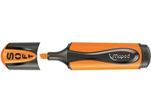 Surligneur FLUO'PEPS Ultra doux  pointe flexible MAPED