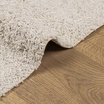 vidaXL Tapis shaggy PAMPLONA poils longs moderne crème 140x200 cm