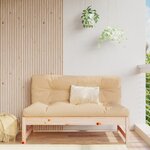 vidaXL Canapé central 120x80 cm bois de pin massif
