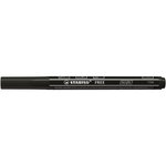 Marqueur pointe fine FREE acrylic T100 noir STABILO