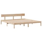 vidaXL Cadre de lit sans matelas 180x200 cm bois massif de pin