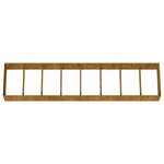 vidaXL Lit surélevé de jardin 360x80x40 cm acier corten