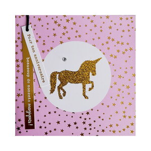 Carte de voeux glamour - anniversaire - beaucoup de moments magiques !