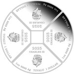 Pièce de monnaie en Argent 1 Dollar g 31.1 (1 oz) Millésime 2025 SNAKE