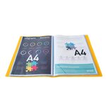Protège-documents En Polypropylène Souple Opak 80 Vues - A4 - Jaune - X 12 - Exacompta