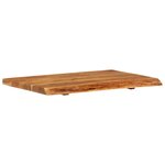 vidaXL Dessus de meuble-lavabo de salle de bain Acacia 80x52x3 8 cm
