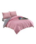 Parure de lit rose TRENDY 260 x 240 cm