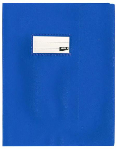 Protège-Cahier PVC 19/100 17x22 cm Bleu
