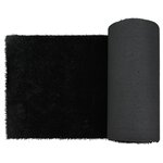 Gazon synthétique vidaXL Noir 1x15 m 30 mm